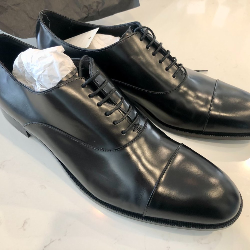 Emporio Armani Mens Oxford dress shoes